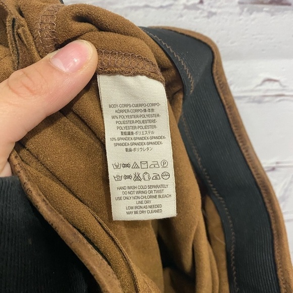 Free People Faux Suede Legging Full Length Pants - Picture 3 of 5